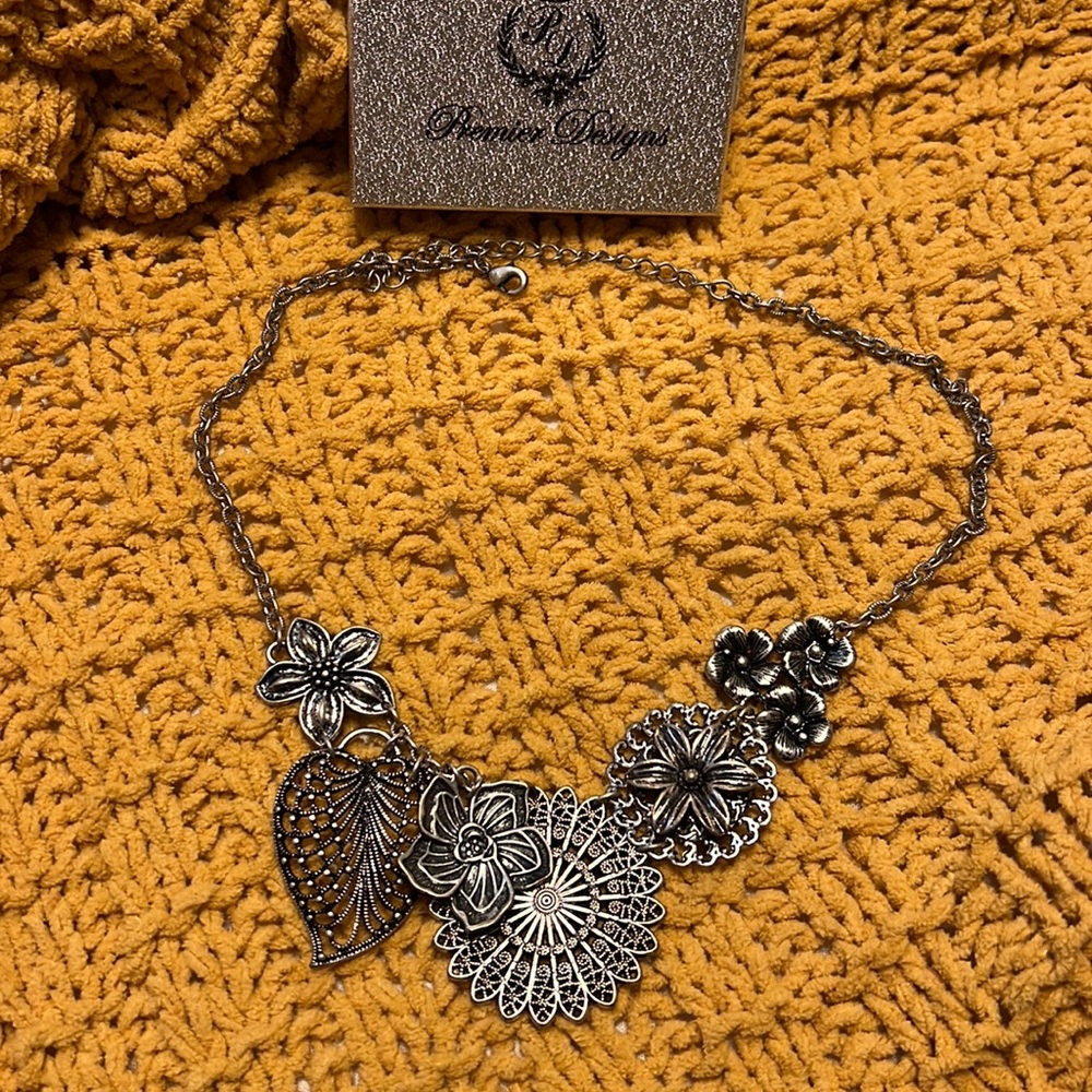 Premier Design floral necklace